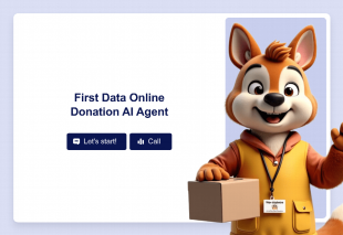 First Data Online Donation AI Agent Template Thumbnail