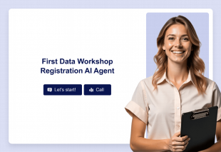 First Data Workshop Registration AI Agent Template Thumbnail