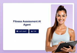 Fitness Assessment AI Agent Template Thumbnail