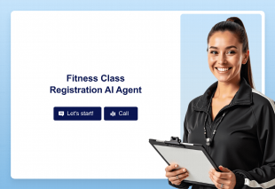 Fitness Class Registration AI Agent Template Thumbnail