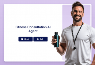 Fitness Consultation AI Agent Template Thumbnail