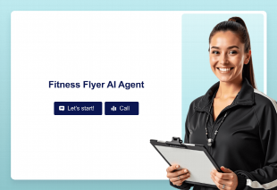 Fitness Flyer AI Agent Template Thumbnail