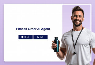 Fitness Order AI Agent Template Thumbnail