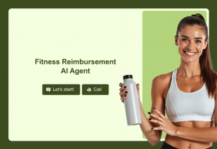 Fitness Reimbursement AI Agent Template Thumbnail
