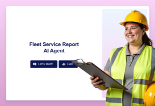 Fleet Service Report AI Agent Template Thumbnail