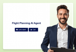 Flight Planning AI Agent Template Thumbnail