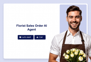 Florist Sales Order AI Agent Template Thumbnail