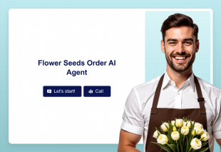 Flower Seeds Order AI Agent Template Thumbnail