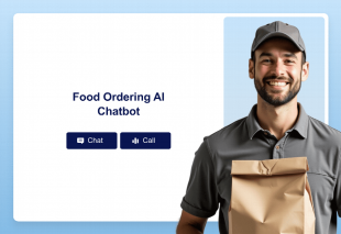 Food Ordering AI Chatbot Template Template Thumbnail