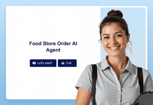Food Store Order AI Agent Template Thumbnail