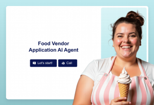 Food Vendor Application AI Agent Template Thumbnail