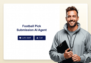 Football Pick Submission AI Agent Template Thumbnail