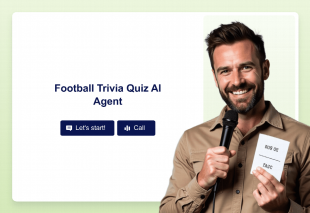 Football Trivia Quiz AI Agent Template Thumbnail