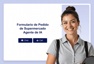 Formulario de Pedido de Supermercado Agente de IA Thumbnail