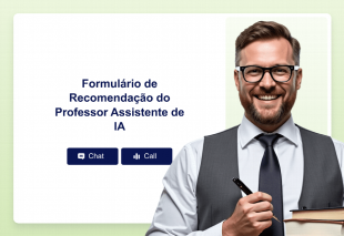 Formulário de Recomendação do Professor Assistente de IA Thumbnail