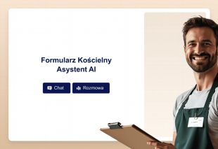 Formularz Kościelny Asystent AI Template Thumbnail