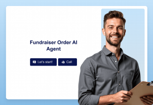 Fundraiser Order AI Agent Template Thumbnail