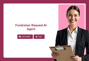 Fundraiser Request AI Agent Template Thumbnail