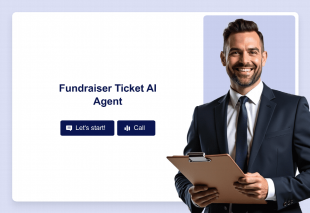 Fundraiser Ticket AI Agent Template Thumbnail