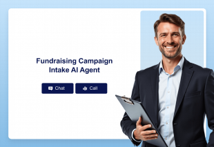 Fundraising Campaign Intake AI Agent Template Thumbnail