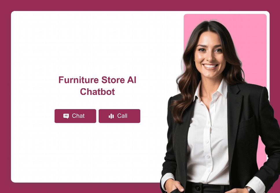 Furniture Store AI Chatbot Template | Jotform