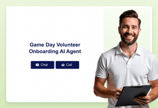 Game Day Volunteer Onboarding AI Agent Template Thumbnail