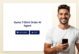 Game T-Shirt Order AI Agent Template Thumbnail