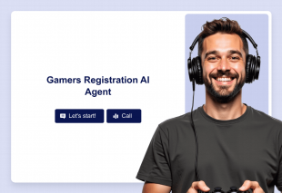 Gamers Registration AI Agent Template Thumbnail