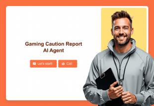 Gaming Caution Report AI Agent Template Thumbnail
