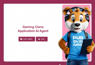 Gaming Clans Application AI Agent Template Thumbnail