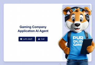 Gaming Company Application AI Agent Template Thumbnail