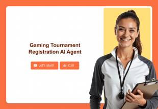 Gaming Tournament Registration AI Agent Template Thumbnail