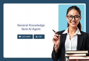 General Knowledge Quiz AI Agent Template Thumbnail