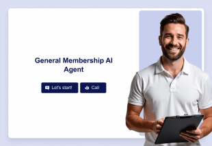 General Membership AI Agent Template Thumbnail