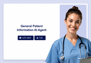 General Patient Information AI Agent Template Thumbnail