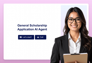 General Scholarship Application AI Agent Template Thumbnail