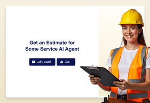 Get an Estimate for Some Service AI Agent Template Thumbnail