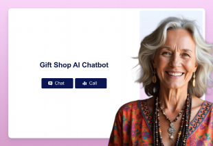 Gift Shop AI Chatbot Template Template Thumbnail