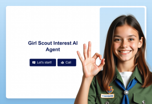 Girl Scout Interest AI Agent Template Thumbnail