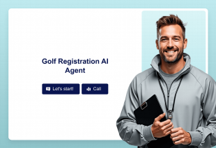 Golf Registration AI Agent Template Thumbnail