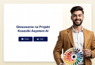 Głosowanie na Projekt Koszulki Asystent AI Thumbnail