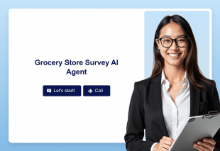 Grocery Store Survey AI Agent Template Thumbnail