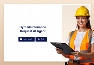Gym Maintenance AI Agent Template Thumbnail