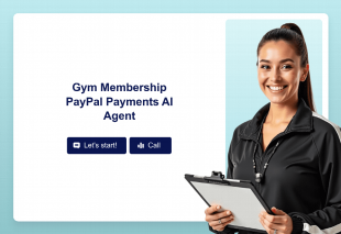 Gym Membership PayPal Payments AI Agent Template Thumbnail
