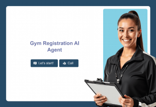 Gym Registration AI Agent Template Thumbnail