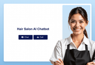 Hair Salon AI Chatbot Template Template Thumbnail