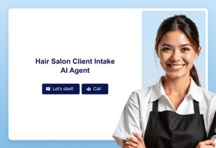 Hair Salon Client Intake AI Agent Template Thumbnail