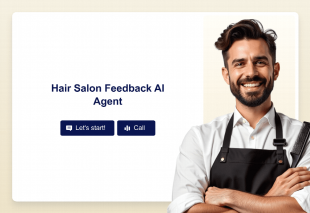 Hair Salon Feedback AI Agent Template Thumbnail