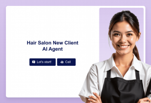 Hair Salon New Client AI Agent Template Thumbnail