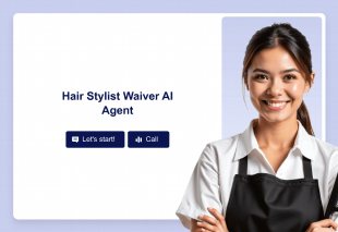 Hair Stylist Waiver AI Agent Template Thumbnail